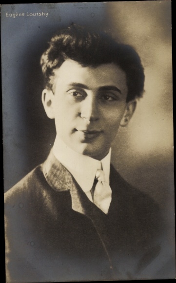 Postcard Eugène Loutsky, portrait
