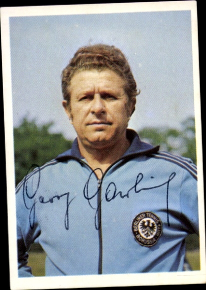 Obraz kolekcjonerski piłka nożna 1974/1975, zdjęcie nr 318, trener Gawliczek, Eintracht Frankfurt