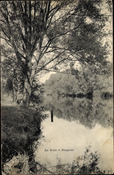 Ak Bougival Yvelines, La Seine