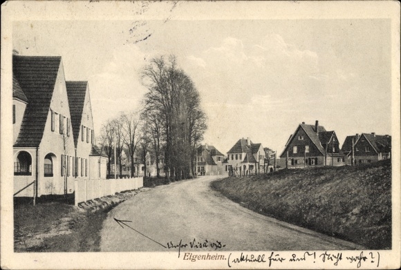 Ak Herzogenrath in Nordrhein Westfalen, Eigenheim, Straßenpartie