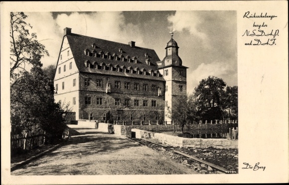 Postcard Erwitte North Rhine-Westphalia, Reichsschulungsburg of the NSDAP