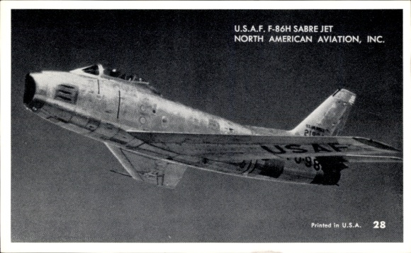 PC USAF F-86H Saber Jet, North American Aviation