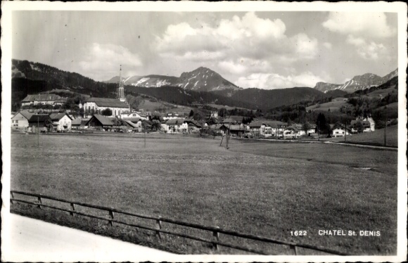 KP Châtel Saint Denis, kanton Fryburg, panorama