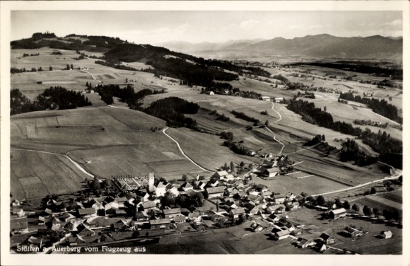 KP Remnatsried Stötten am Auerberg Allgäu, Stotzen Auerberg z samolotu