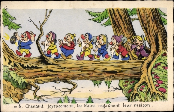 Artist PC Walt Disney, Schneewittchen, Snow White, Zwerge