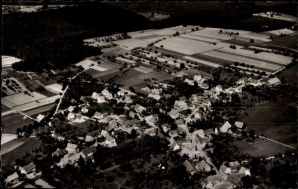 Postcard Liebelsberg Neubulach in the Black Forest, aerial photograph