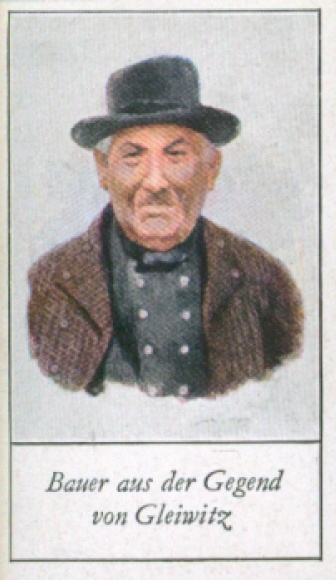 Collective picture The peoples of Europe, a contribution to racial science, 161 farmers from the Gleiwitz area