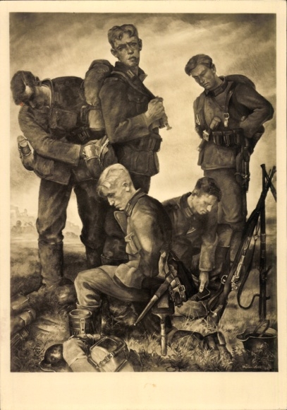 Artist Postcard Hähndel, Paul, Get Ready, Wehrmacht, HDK 123
