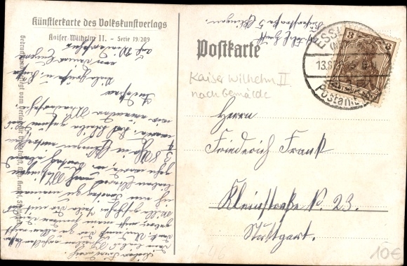 Artist PC Bauer, Karl, Kaiser Wilhelm II.