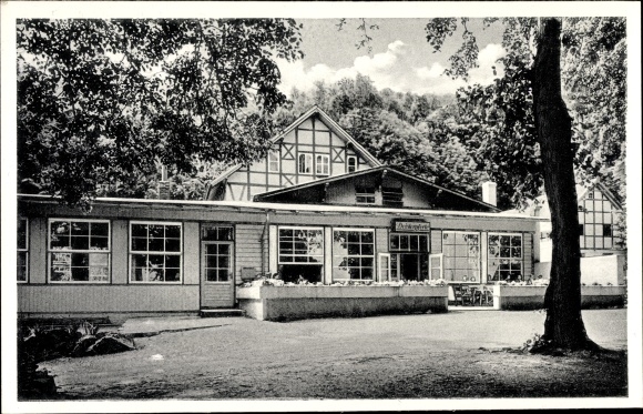 Postcard Springe am Deister, forest restaurant Deisterpforte