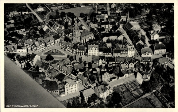 Ak Radevormwald Bergisches Land, Fliegeraufnahme
