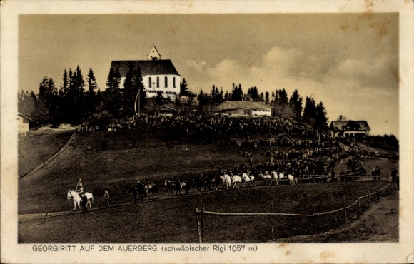 KP Stötten am Auerberg Allgäu, Georgiritt na Auerberg