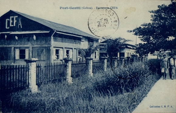 CPA Port-Gentil Gabon, Factorerie CEFA