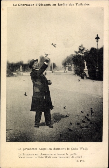 KP Paris, Jardin des Tuileries, Charmeur d'Oiseaux, Princess Angelica dansant le Cake Walk