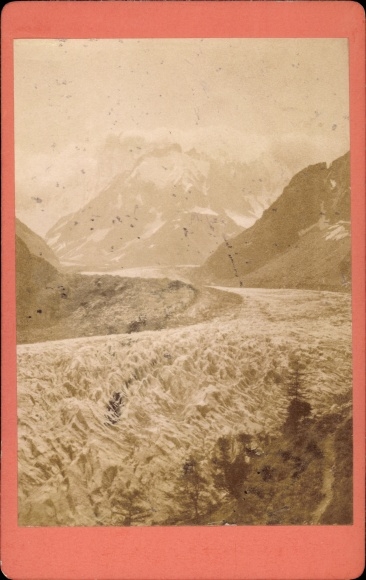 Visiting Card Chamonix Haute Savoie, Mont Blanc, Vallee, Montanvert, Ad. Braun &amp; Compagnie