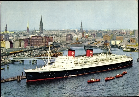 PC Hamburg, express steamer Hanseatic, Hamburg Atlantic Line