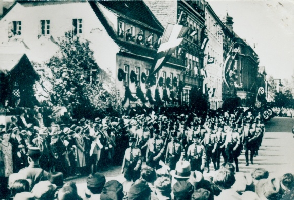 Collection picture picture documents of our time No. 134 Pirna on the Elbe, 700th anniversary 1933, pageant, SS