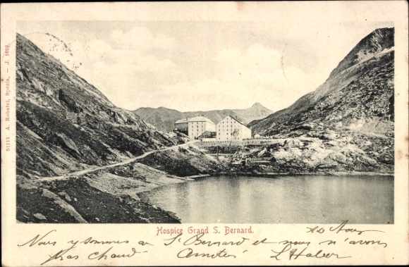 KP Bourg Saint Pierre Canton Valais Szwajcaria, Hospice du Grand St. Bernard