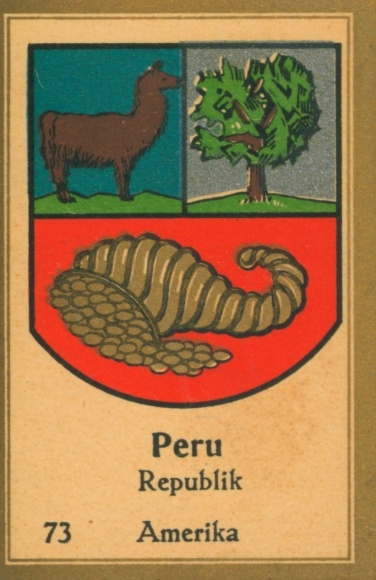 Verzamelfotocollectie nationale wapenschilden, de wapenschilden van de leidende staten ter wereld, foto 73 Peru
