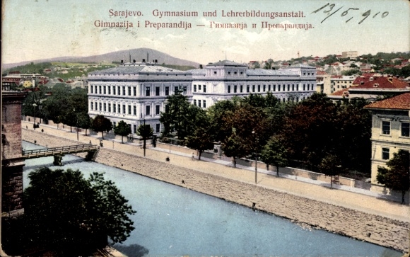Ak Sarajevo Bosnië Herzegovina, Hogeschool en Lerarenopleiding, Historische Architectuur,...