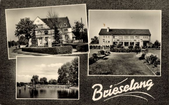 Ak Brieselang in Havelland, gedeeltelijke weergaven