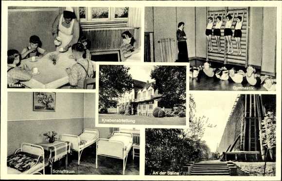 KP Bad Sassendorf w powiecie Soest, sanatorium dla dzieci, Siegfriedsheim, solanka, gimnastyka