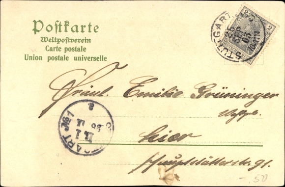 Kunstenaar litho Guggenberger, Thomas, Stuttgart in Württemberg, Wandelen in de bergen