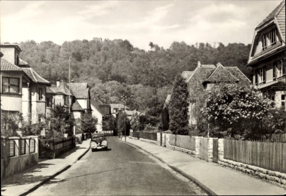 Postcard Bad Liebenstein in the Thuringian Forest, Puschkinstraße
