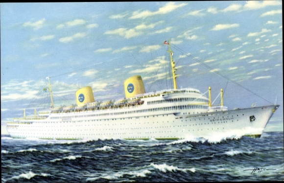 Artist PC MS Gripsholm, Swedish American Line