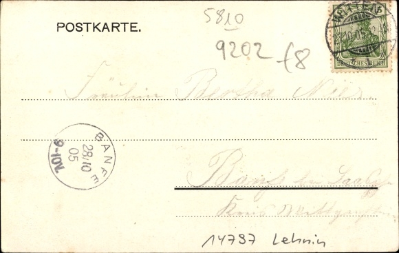 Postcard Kloster Lehnin in Brandenburg, Ev. Deaconess House for the County of Mark