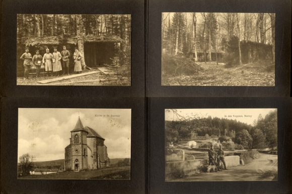 Album 1st World War 50 Postcard of the KS 45th replacement brigade, Sarrebourg Saarburg Lorraine around 1915
