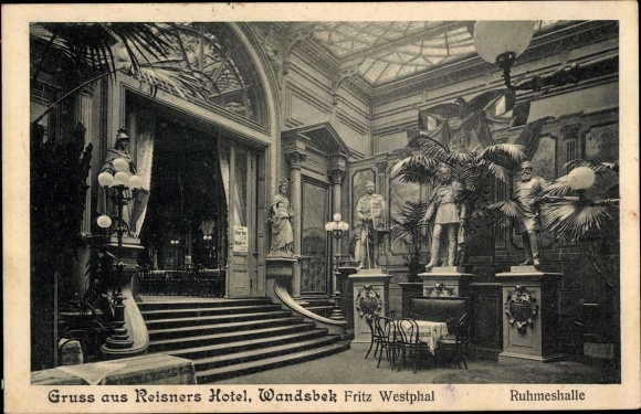 PC Hamburg Wandsbek, Reisners Hotel, Hall of Fame, interior view
