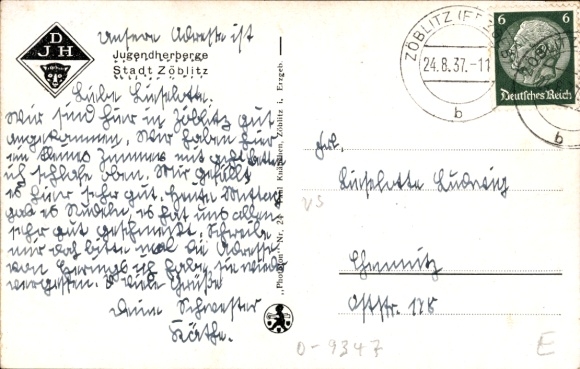 Postcard Zöblitz Marienberg in the Ore Mountains Saxony, Youth Hostel DJH, Children