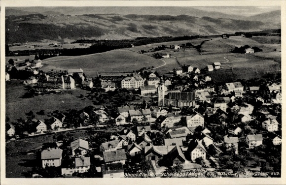 Ak Schwäbisch Gmünd in Württemberg, Fliegeraufnahme