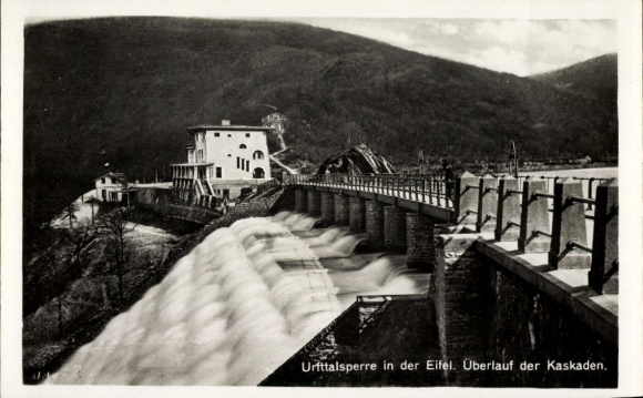 Postcard Gemünd Schleiden in the Eifel, Urftttalsperre