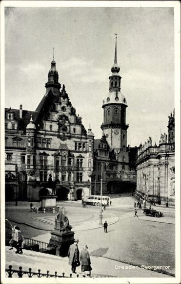 10 alte Ak Dresden, diverse Ansichten