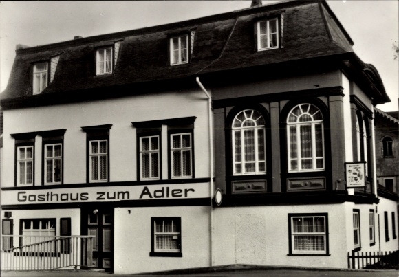 Ak Plaue in Thüringen, Gasthaus zum Adler