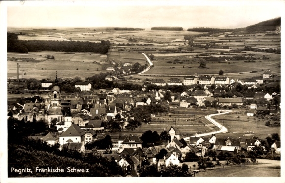 Ak Pegnitz in Oberfranken, Panorama, Fränkische Schweiz