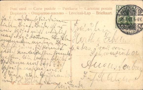 Postcard Haderslev Hadersleben Denmark, barracks