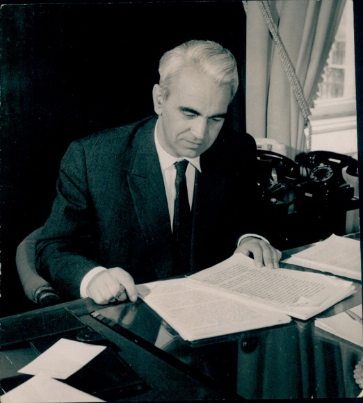 Photo President of the Academy of Sciences of the USSR, Mstislav Vsevolodovich Keldysh