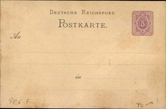 Postwaardestukvoorloper Litho Lutherstadt Eisenach in Thüringen, Wartburg