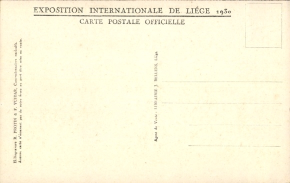 Postcard Liège Liège Wallonia, World Exhibition 1930, The Belgian Provinces