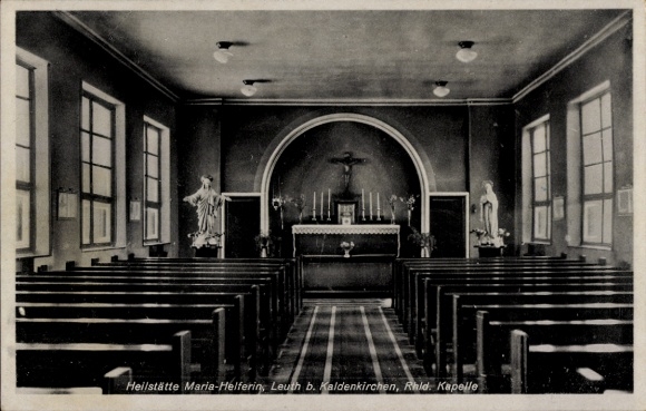 Postcard Leuth Kaldenkirchen Nettetal am Niederrhein, Maria Helferin sanatorium, chapel