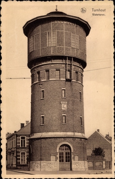 Postcard Turnhout Flandern Antwerp, Water Tower
