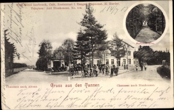 PC Hamburg Altona Iserbrook, greetings from the firs, forest hotel