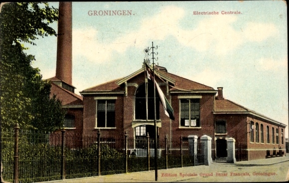 Ak Groningen Nederland, Elektriciteitscentrale