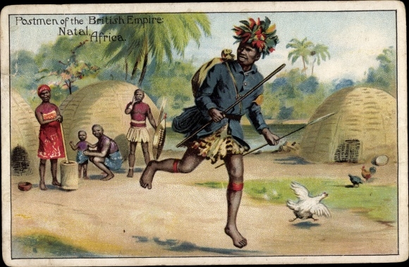 Ak Natal Südafrika, Postmen of the British Empire