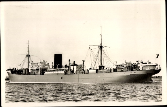 Ak vrachtschip MS Tosari, Koninklijke Rotterdamsche Lloyd KRL