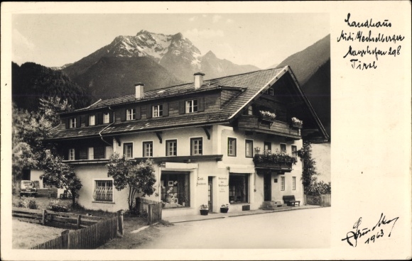 Ak Mayrhofen Tirol, Landhaus Midi Wechselberger 1963
