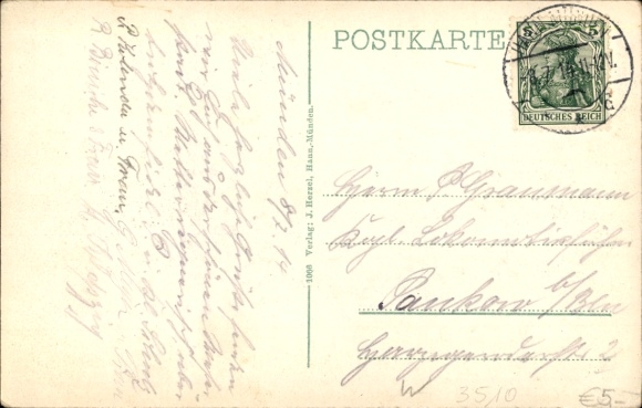 Postcard Hann. Münden in Lower Saxony, convalescent home for German locomotive officials